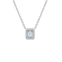 Collar Babila Milano Mujer in Oro blanco Diamante 293189BB